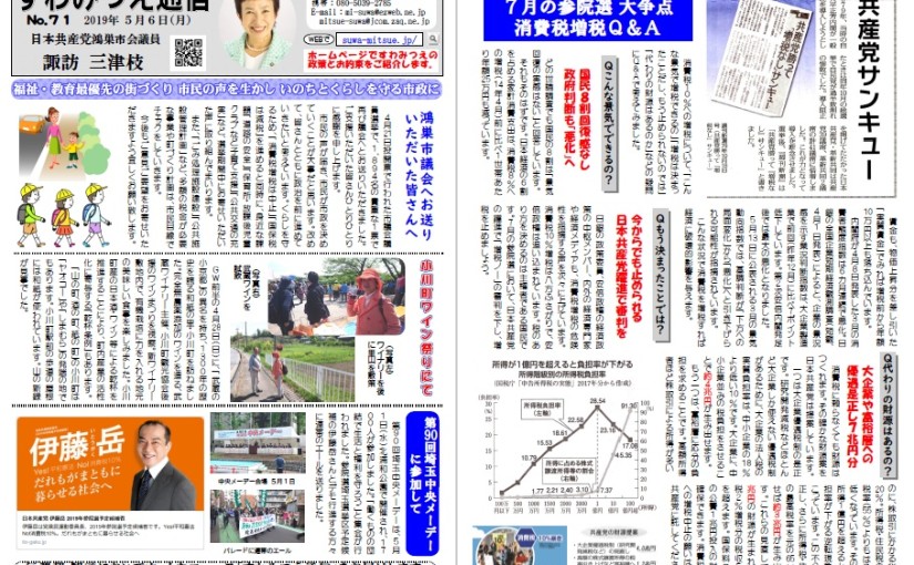 No.71 2019年5月6日号