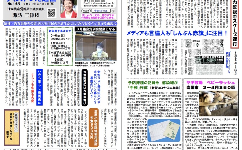 No.167 2021年3月29日